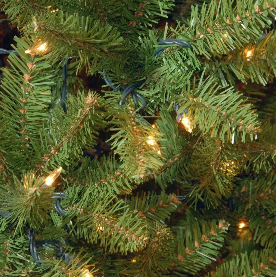Cheap Darby Home Co Kingswood Fir 90'' Lighted Artificial Fir Christmas Tree - Stand Included