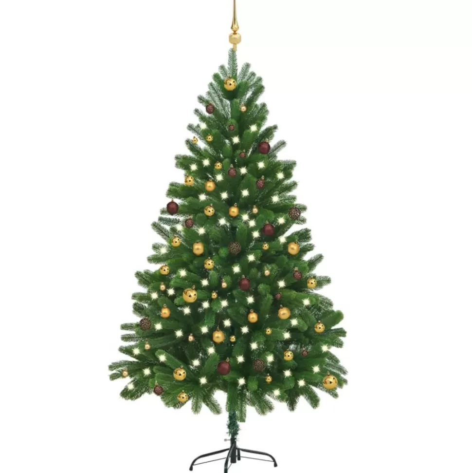 Store The Holiday Aisle Lighted Artificial Pine Christmas Tree
