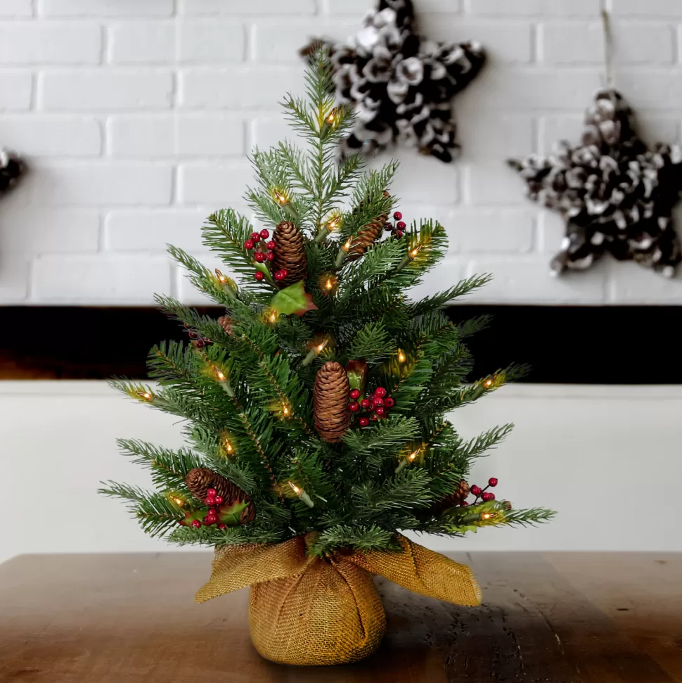 Best Sale Three Posts Nordic Spruce 2' Green Artificial Christmas Tree With 50 Lights