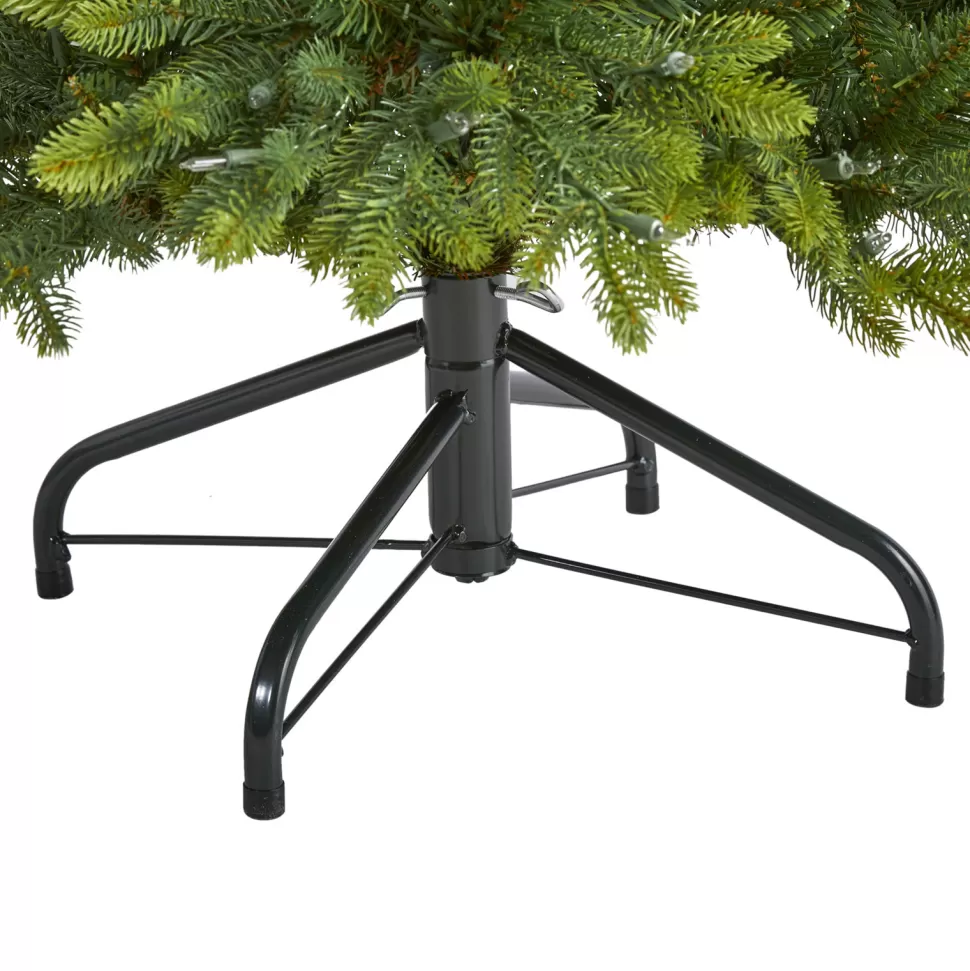 Outlet The Holiday Aisle North Carolina 7' Green Fir Artificial Christmas Tree With 550 Colored And Clear Lights