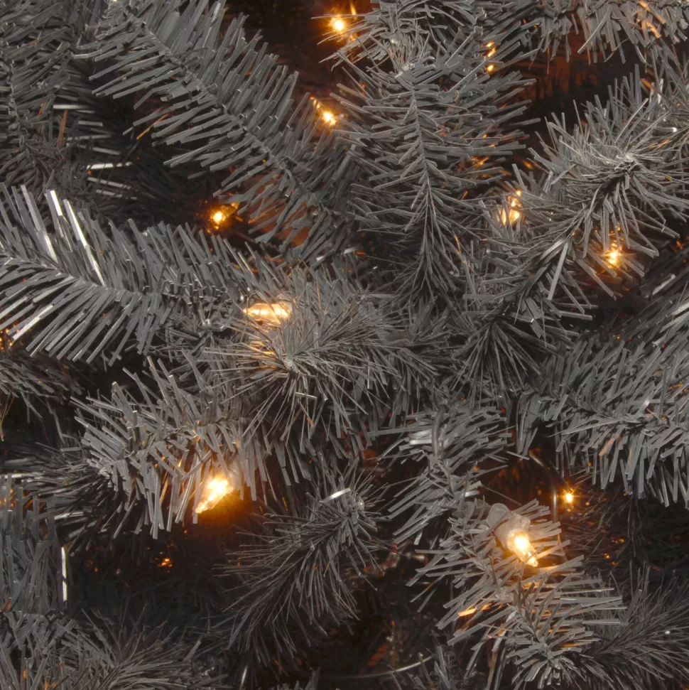 Store The Twillery Co. Offutt 7' Black Spruce Artificial Halloween Tree With 500 Lights