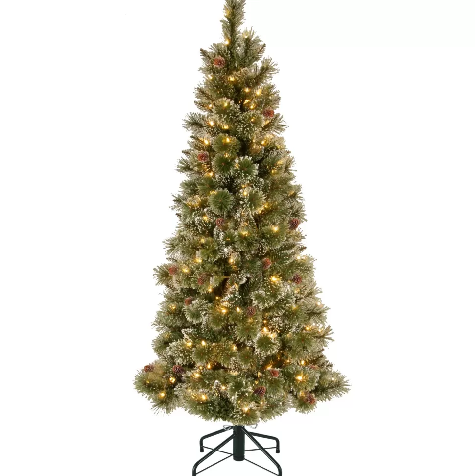 Best Sale The Holiday Aisle Ogema 5' Green Pine Artificial Christmas Tree With 150 Clear/White Lights