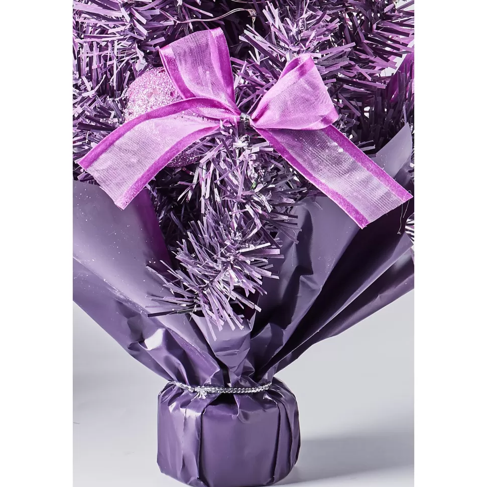 Sale The Holiday Aisle Ombre Purple Fir Artificial Christmas Tree With 30 Clear Lights