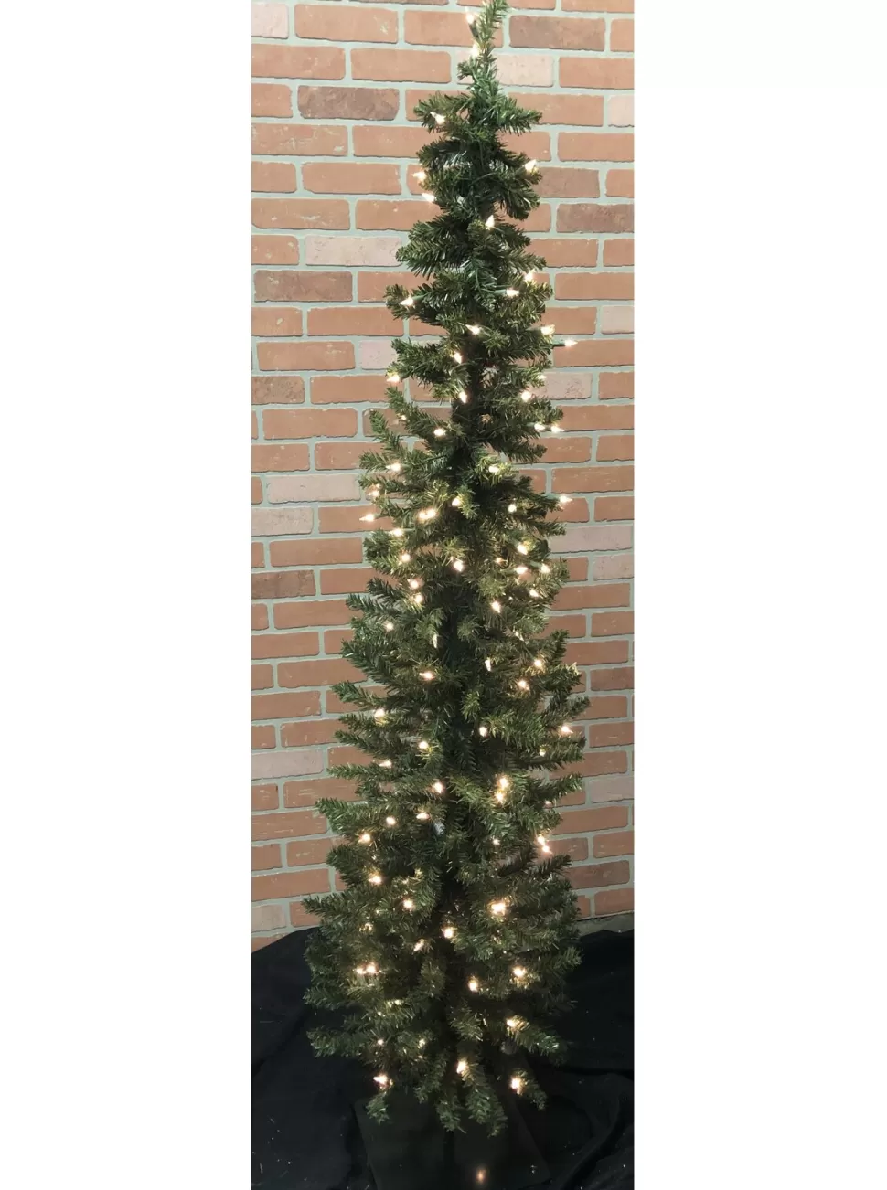 Flash Sale The Holiday Aisle Pencil Slim 6' Green Fir Artificial Christmas Tree With 150 Ul Warm White Lights