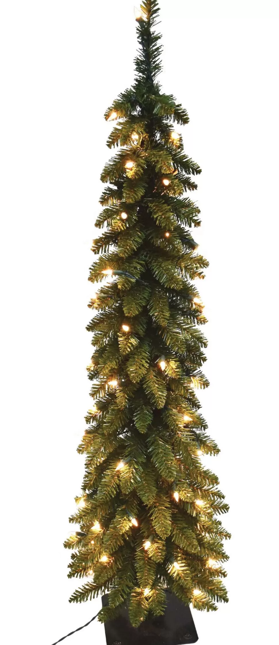 Flash Sale The Holiday Aisle Pencil Slim 6' Green Fir Artificial Christmas Tree With 150 Ul Warm White Lights
