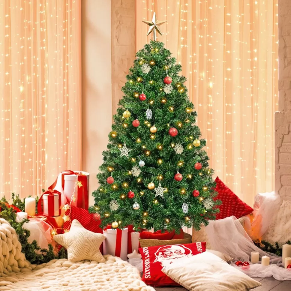 Store The Holiday Aisle Pre-Lit Green Spruce Artificial Christmas Tree