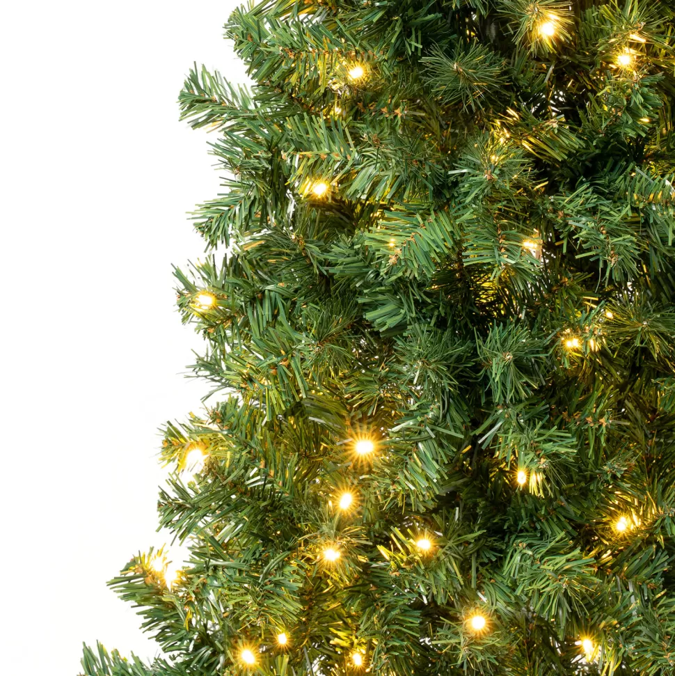 Online The Holiday Aisle Slender Artificial Pvc Spruce Christmas Tree 150 Led Steady/Constant Lights