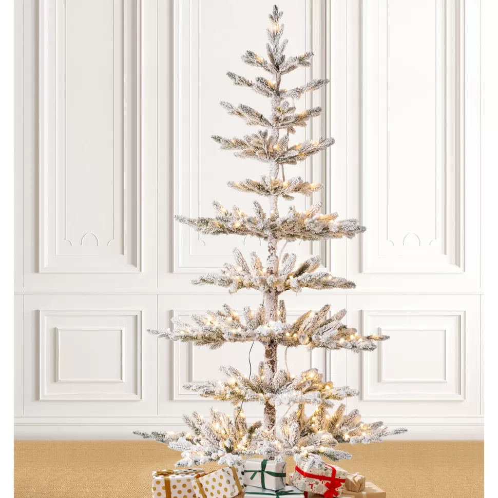Shop The Holiday Aisle Slender Green Most Realistic Spruce Christmas Tree With Led Lights