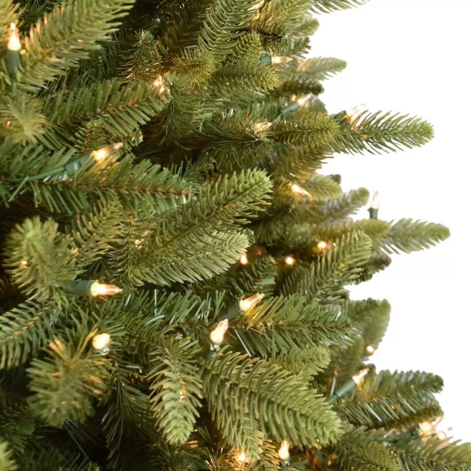 Outlet The Holiday Aisle Slender Green Realistic Artificial Spruce Christmas Tree With Lights