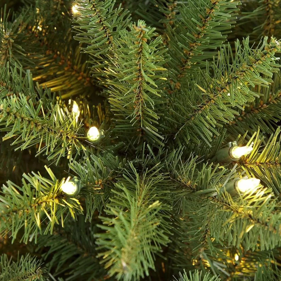 Best The Holiday Aisle Slim Fraser 3' Green Fir Artificial Christmas Tree With 70 Clear/White Lights