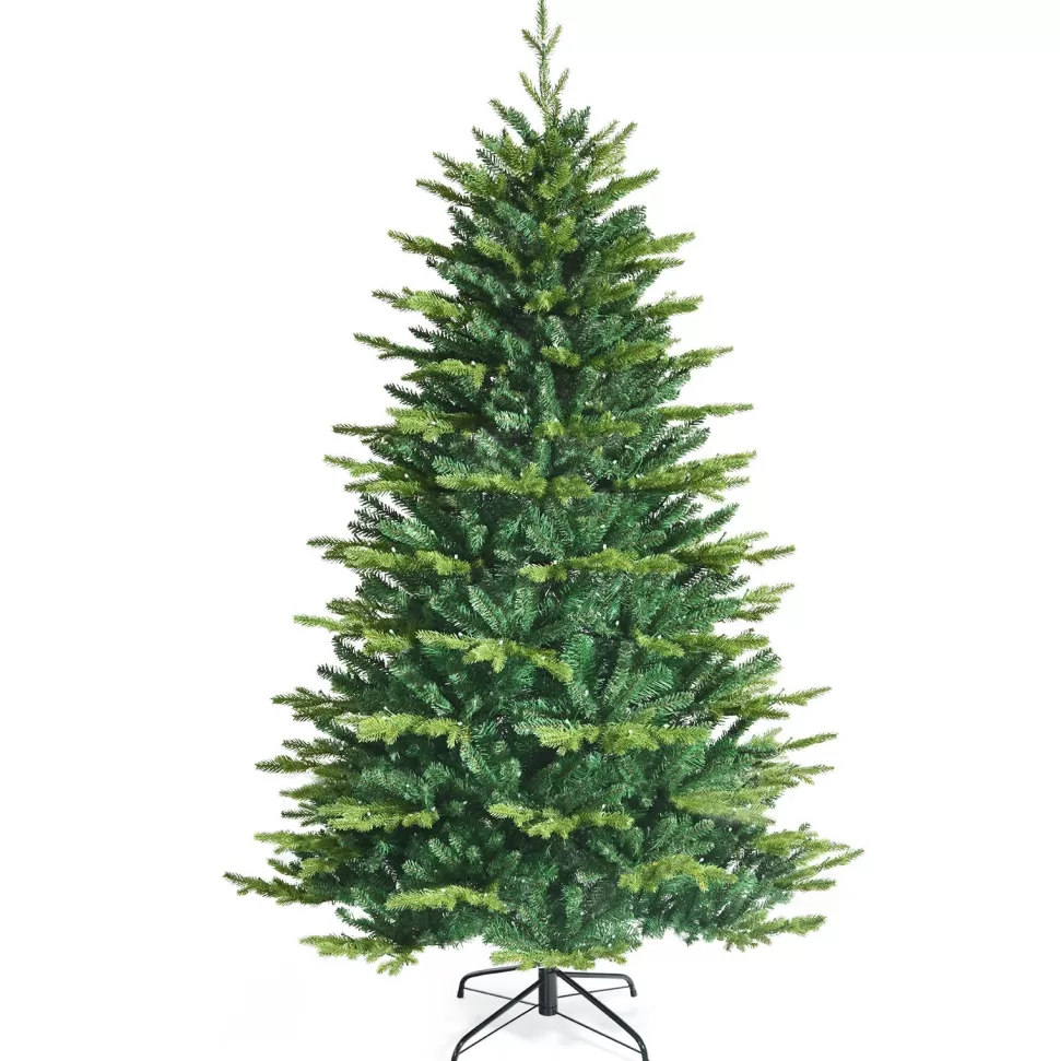 Cheap The Holiday Aisle ® 6Ft App Controlled Christmas Tree, Pe/Pvc Xmas Tree W/ 420 Color Changing Led Lights & 1740 Branch Tips