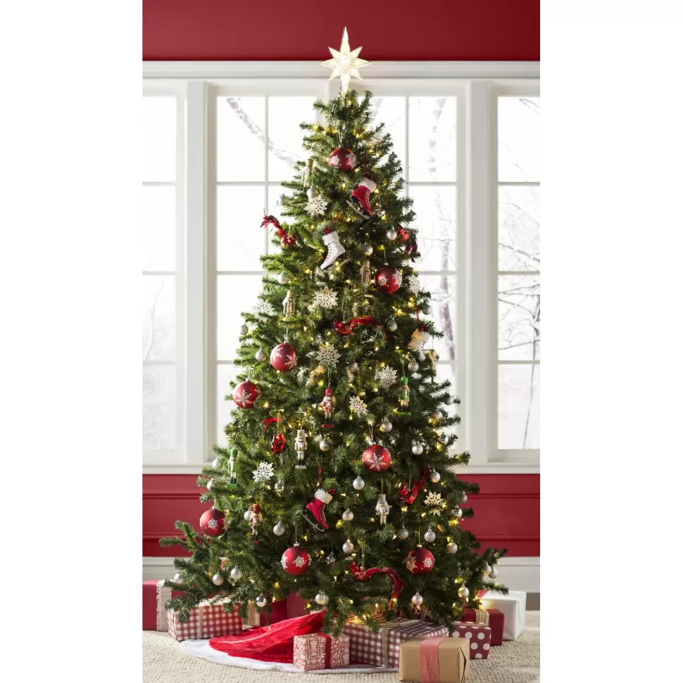 Cheap * Wayfair Basics® Green Fir Artificial Christmas Tree With Clear Lights